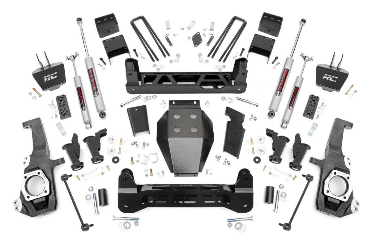 Chevrolet Silverado 2500 HD Suspension Lift Kit - Rough Country - 5 Inch Torsion Drop - '20-'25